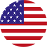 usa flag circle