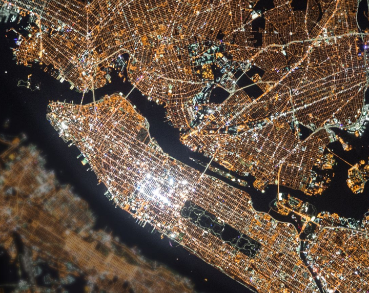 Arial photography of an city