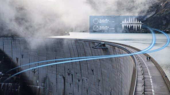 Webinar header image with the HydroForecast and KISTERS logos
