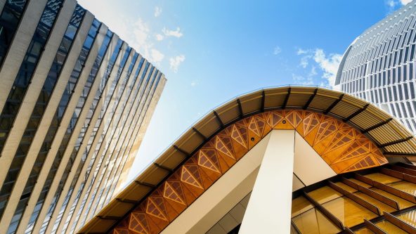 low angle photo of E&Y building in the central business district of Sydney, Australia | pc mrkevanlin via Unsplash